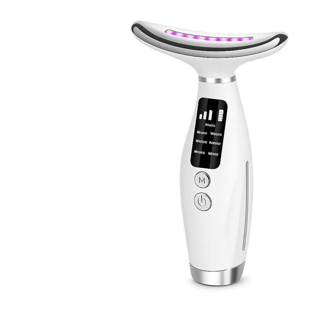 Masseur Visage & Cou Anti-Âge LED